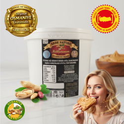 DOĞAL YER FISTIĞI EZMESİ, TATLIMMM, PARÇACIKLI, ŞEKERLİ, %70 FISTIK, 10 KG - PLASTİK KOVA - KARGO BEDAVA