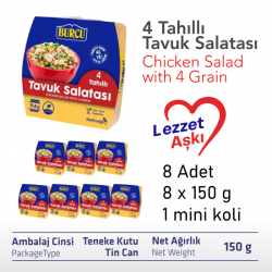Burcu 4 Tahıllı Tavuk Salatası - 8 ADET - KARGO BEDAVA