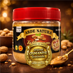 PARÇACIKLI ŞEKERLİ %70 FISTIK EZMESİ, 350 g, PET KAVANOZ